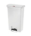Rubbermaid Pedaalemmer Slim Jim Front Step wit 50 ltr 527 x 343 x 720 mm - Rubbermaid