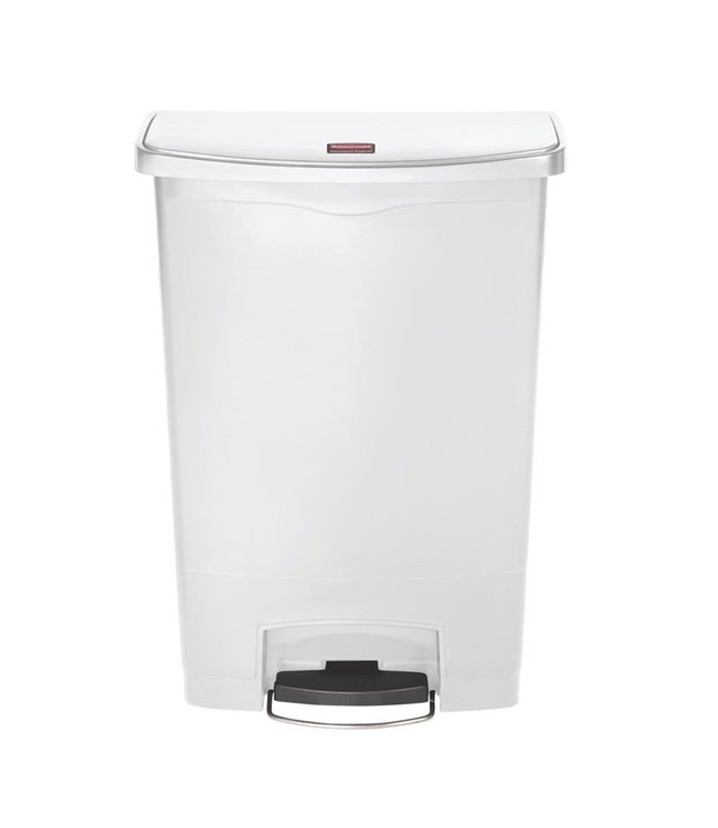 Pedaalemmer wit 90 ltr 637 x 403 x 813 mm Slim Jim Front Step - Rubbermaid
