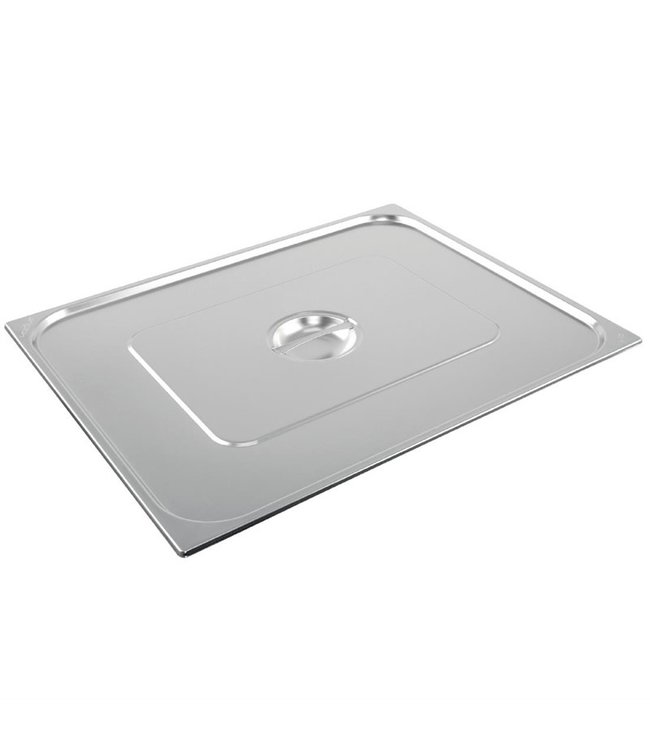 Fusion basic RVS deksel 2/1GN 65 x 53 cm