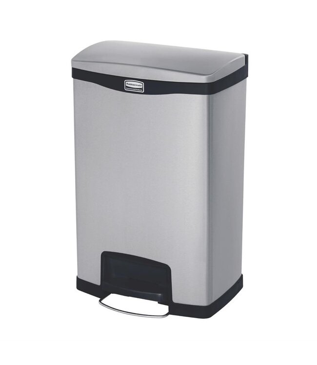 Pedaalemmer Slim Jim Front Step rvs 50 ltr 295 x 576 x 733 mm - Rubbermaid
