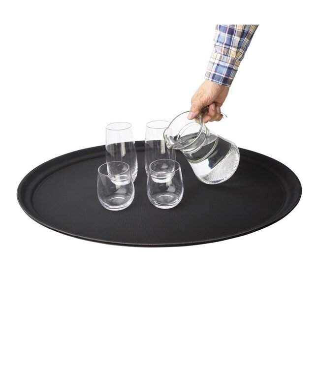Dienblad anti-slip ovaal 685 x 560 mm - Kristallon