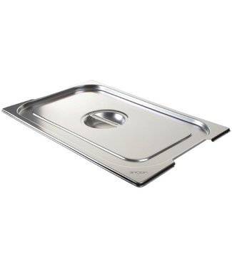 Budgetlijn Gastronormdeksel rvs 1/1 met greepuitsparing - Budgetlijn