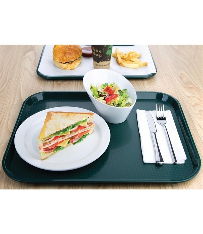 Dienblad polyprop groen 450 x 350 mm - Kristallon