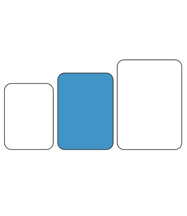 Dienblad plastic zwart 415 x 305 mm - Kristallon