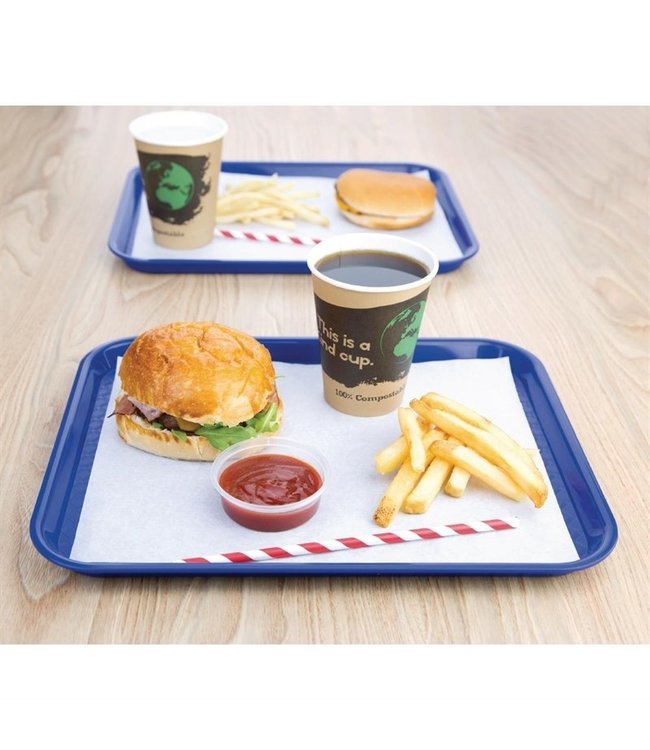 Dienblad blauw 345 x 265 mm - Kristallon