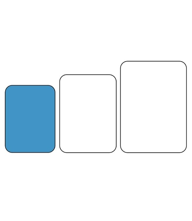 Dienblad blauw 345 x 265 mm - Kristallon