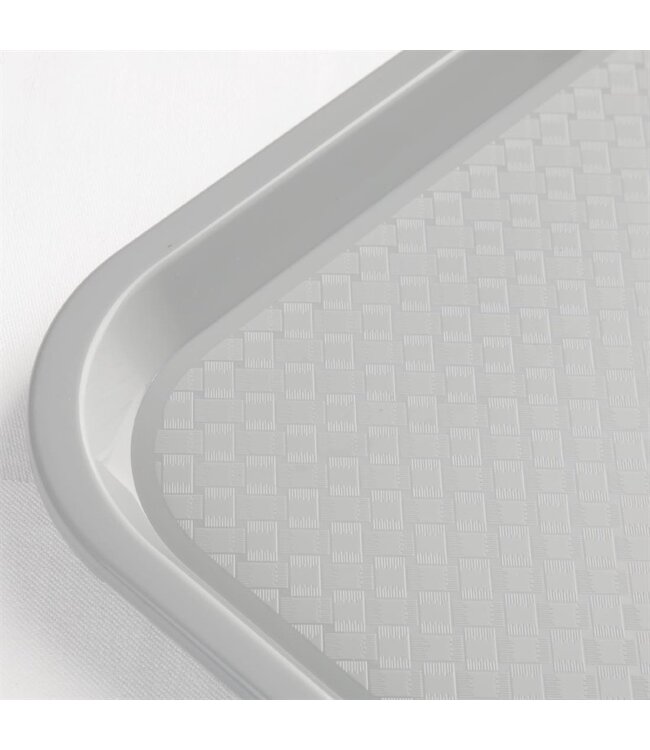 Dienblad plastic  grijs 415 x 305 mm - Kristallon
