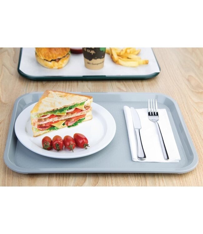 Dienblad plastic  grijs 415 x 305 mm - Kristallon