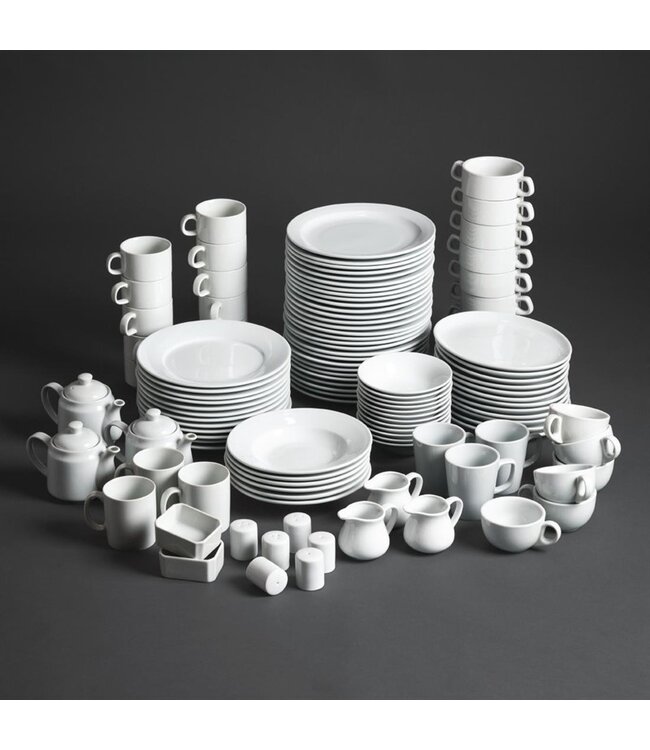 Bord met brede rand  165 mm - Athena Hotelware | prijs & verp per 12 stuks