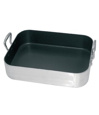 Fusion basic Braadslede 10 ltr 450 x 350 x 80 mm anti-aanbak aluminium - Fusion basic