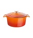 Fusion basic Braadpan rond oranje 4 ltr 235 x 125 mm gietijzer - Fusion basic