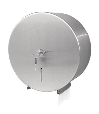 Jantex Toiletroldispenser jumbo 260 x 125 x 268 mm roestvrijstaal - Jantex