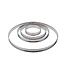 Matfer Taartring plat glad 200 x 18 mm roestvrijstaal - Matfer