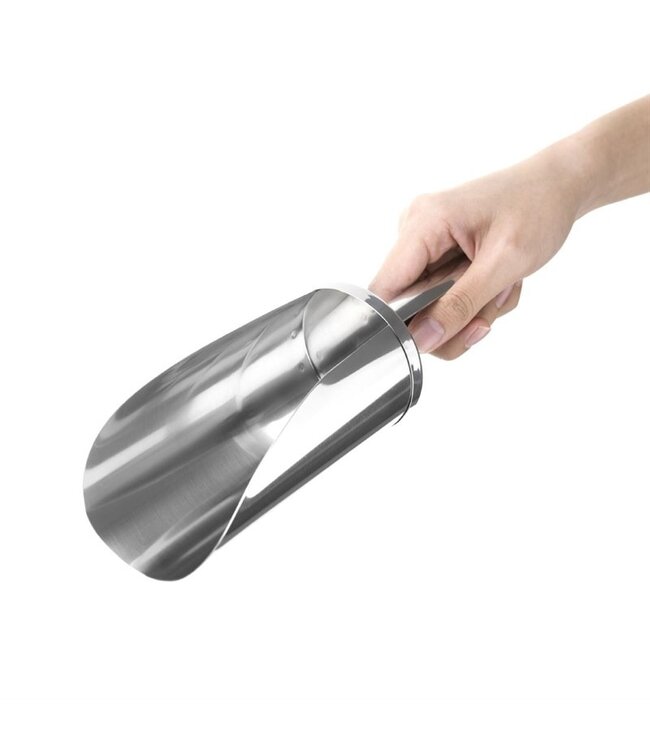 Schep 1 ltr 150 mm roestvrijstaal - Fusion basic