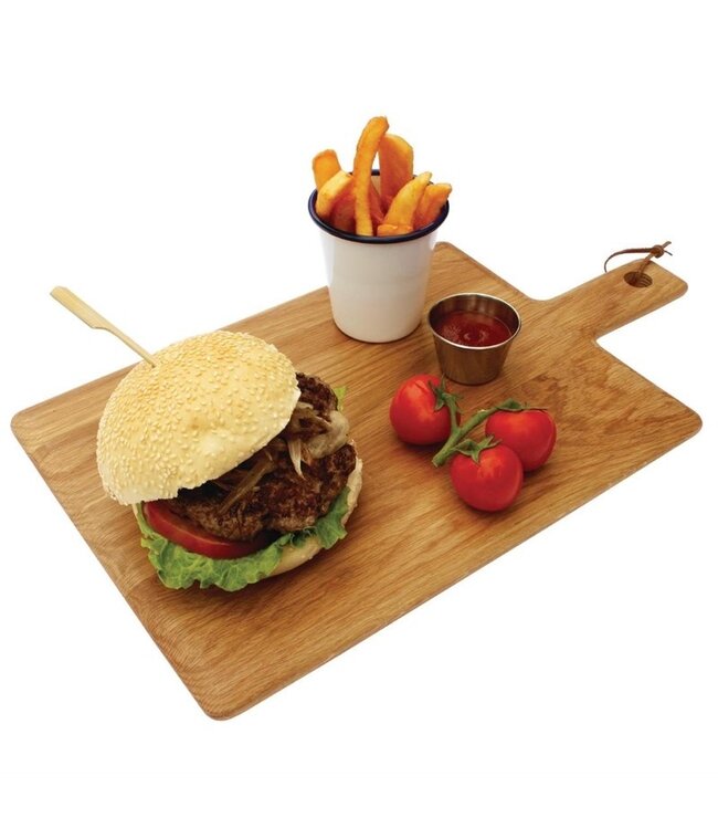 Serveerplank rechthoekig 350 x 260 x 15 mm eikenhout - Fusion plus