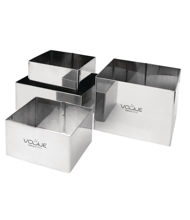 Moussering 60 x 60 x 60 mm roestvrijstaal - Fusion basic