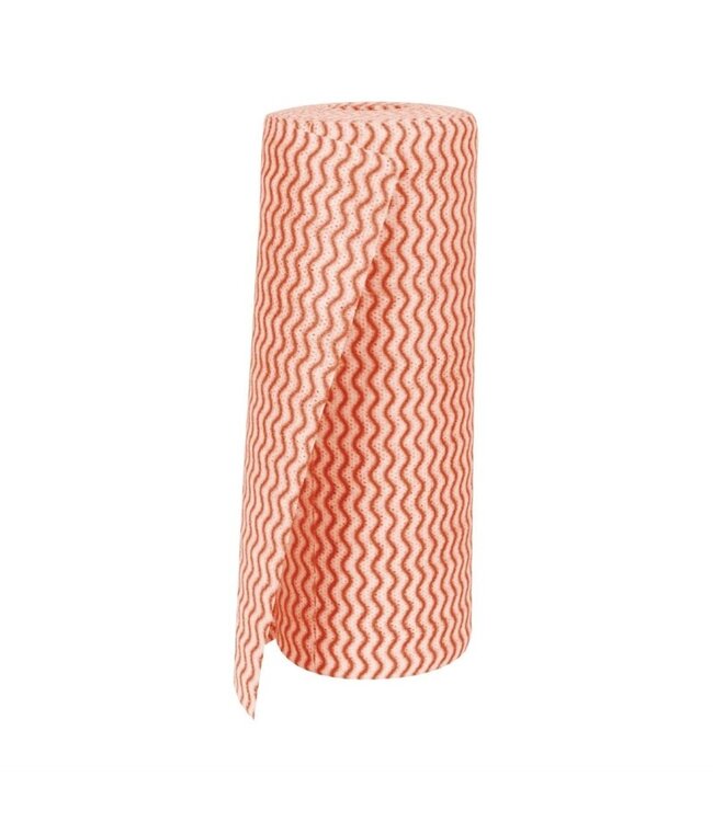 Niet geweven doekje rood 430 x 230 mm Jantex | prijs & verp per 100 stuks