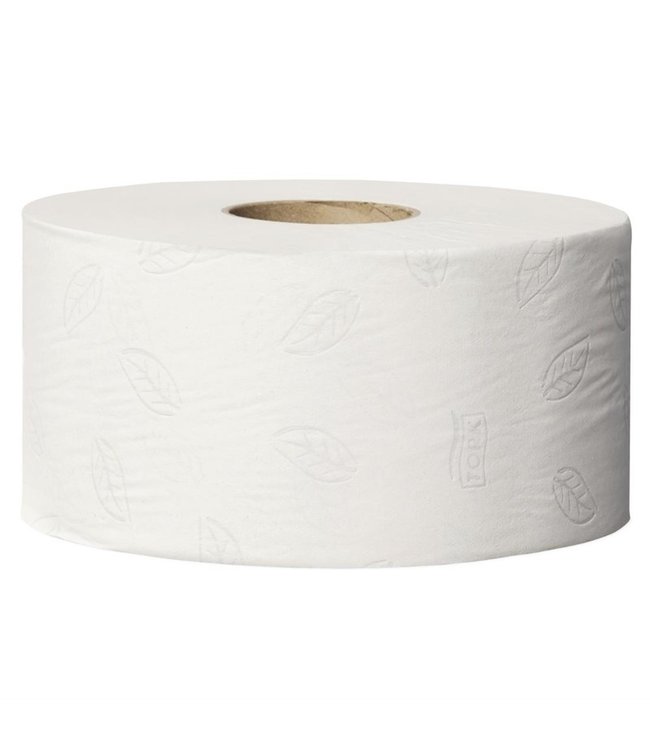 Toiletpapier 2-laags mini Jumbo navulling 800 vel - Tork | prijs & verp per 12 stuks