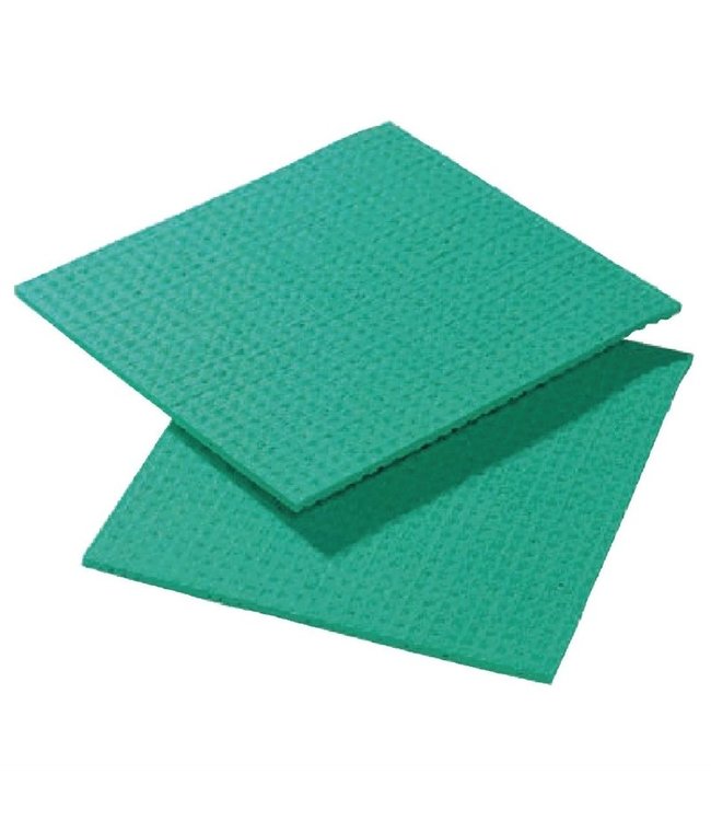 Sponsdoekje groen 206 x 185 mm - Spongyl | prijs & verp per 10 stuks