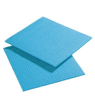 Sponsdoekje blauw 206 x 185 mm - Spongyl | prijs & verp per 10 stuks