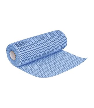 Jantex Niet geweven doekje blauw 430 x 230 mm Jantex | prijs & verp per 100 stuks