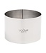 Fusion basic Moussering rond 90 x 60 mm roestvrijstaal - Fusion basic
