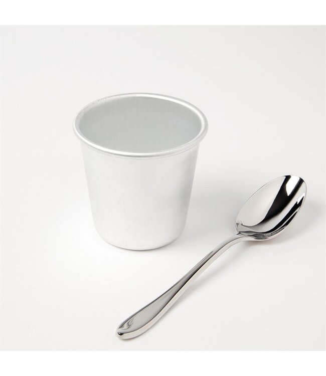 Puddingvorm 12 cl 65 x 60 mm aluminium - Fusion basic