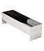 Fusion basic Paté- en terrinevorm U-vorm 1,1 ltr 260 x 75 x 80 mm - Roestvrijstaal