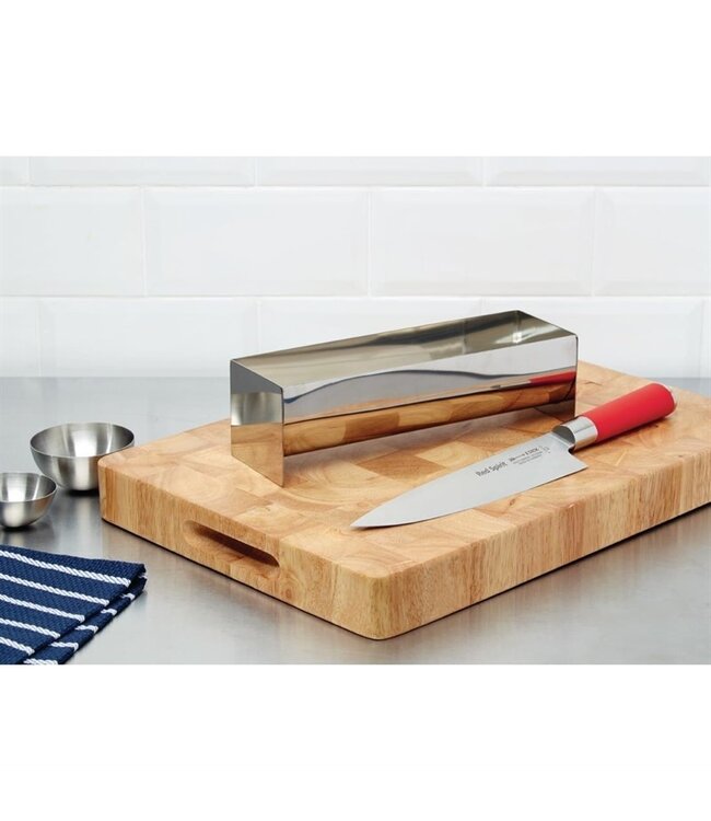 Paté- en terrinevorm U-vorm 1,1 ltr 260 x 75 x 80 mm - Roestvrijstaal