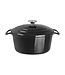 Fusion basic Braadpan rond zwart 4 ltr 235 x 125 mm gietijzer - Fusion basic