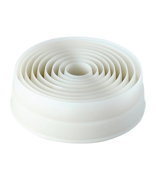 Stekerdoos rond glad - Schneider | prijs & verp per 9 stuks