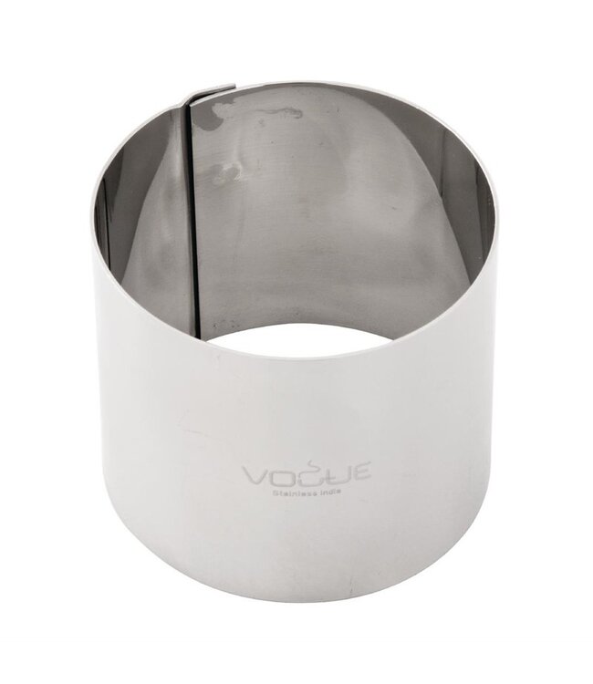 Moussering rond 70 x 60 mm roestvrijstaal - Fusion basic