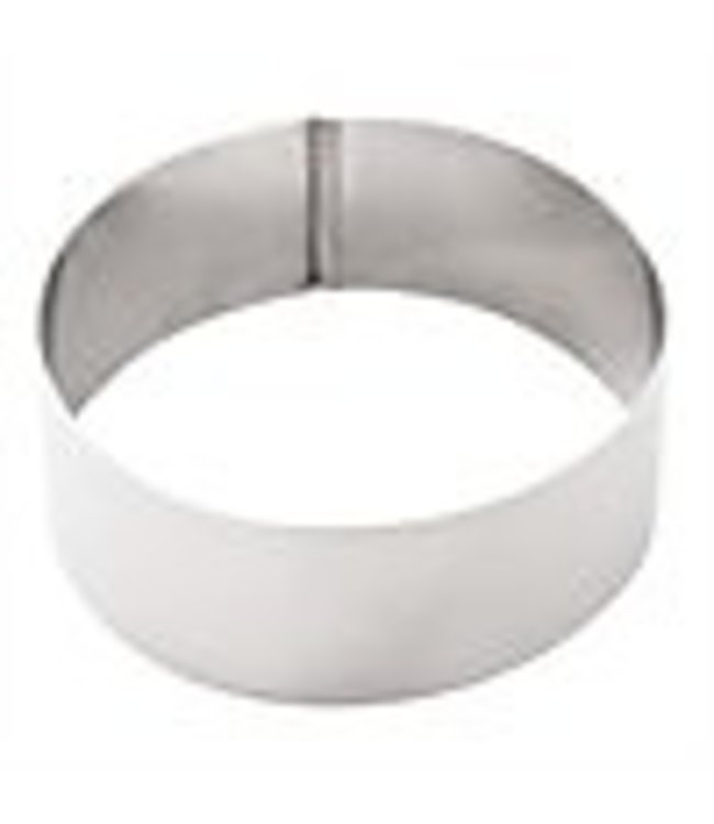 Moussering rond 90 x 35 mm roestvrijstaal - Fusion basic