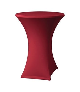 Statafelhoes met topcover stretch rood D2 - Samba