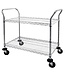 Fusion basic Serveerwagen 910 x 457 x (h)960 mm uitw. 2 bladen verchroomd staal - Fusion basic