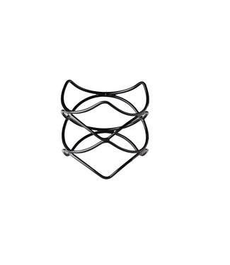 Sans Marque Buffet verhoger anti-slip zwart 200 x 200 mm | prijs & verp per 6 stuks