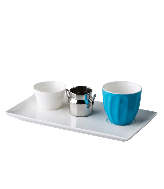 Koffiekop stapelbaar blauw 18 cl- Coffeepoint | prijs & verp per 6 stuks
