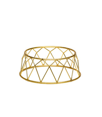 Sans Marque Buffet verhoger kroon goud 250 x 120 x 100 mm | prijs & verp per 6 stuks