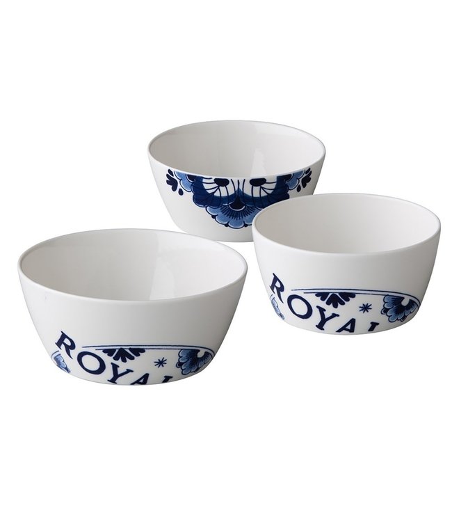 Kom 60 cl 140 mm - Royal Delft | prijs & verp per 6 stuks