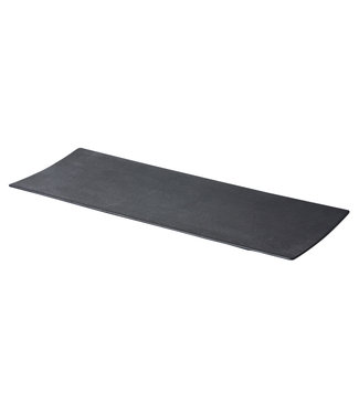 Sushibord rechthoekig 440 x 170 x 25 mm zwart melamine - Asia | prijs & verp per 6 stuks