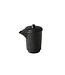 Sauskan rond + deksel 15 cl zwart - Melamine | prijs & verp per 12 stuks