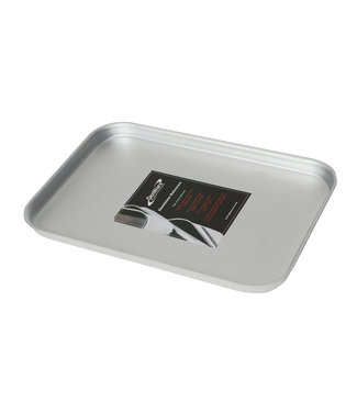 Sans Marque Dienblad 315 x 215 x 20 mm - Aluminium | prijs & verp per 5 stuks