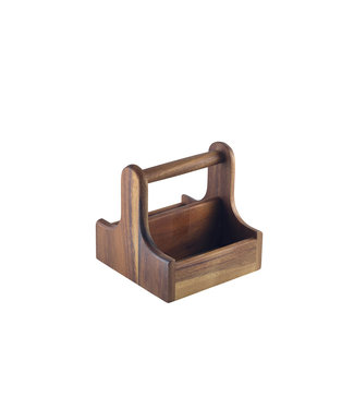 Sans Marque Tafelcaddy klein met handvat acacia - Hout
