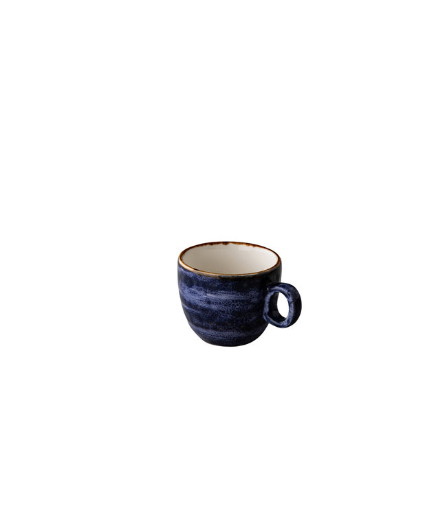 Espressokop stapelbaar 80 ml - Jersey blauw | prijs & verp per 6 stuks