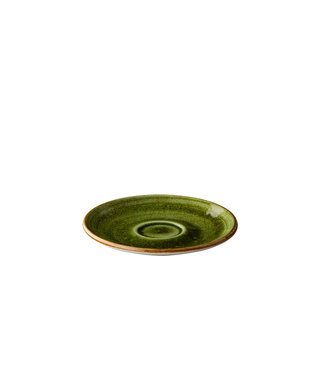 Espressoschotel 130 mm - Jersey groen | prijs & verp per 6 stuks