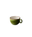 Q Authentic Cappuccinokop stapelbaar 20 cl - Jersey groen | prijs & verp per 6 stuks