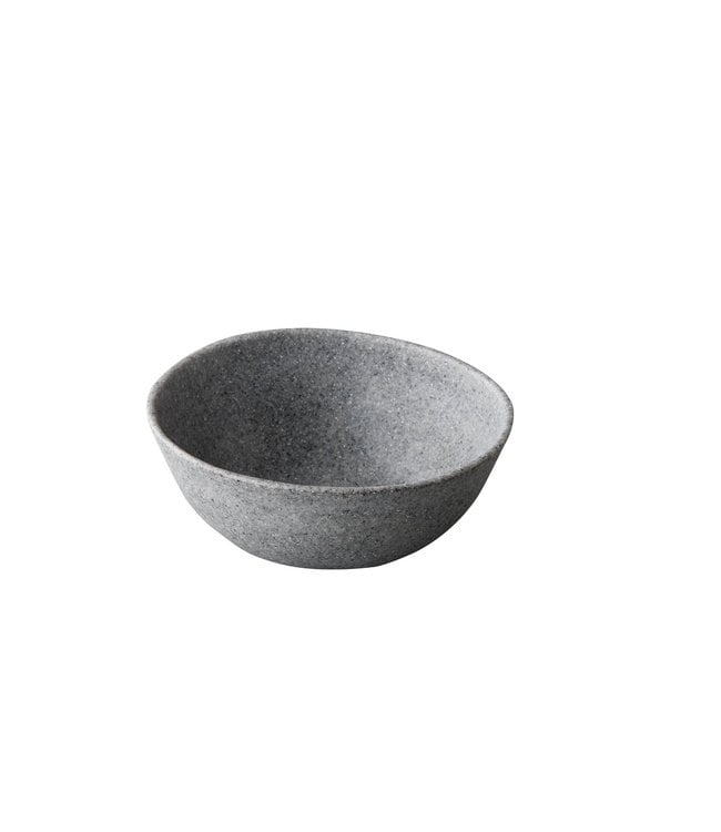 Kom organisch 205 mm pebble grey - Melaminepoint | prijs & verp per 6 stuks