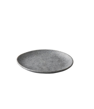 Bord organisch 230 mm pebble grey - Melaminepoint | prijs & verp per 12 stuks