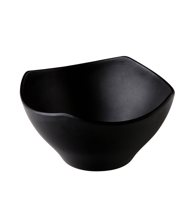 Schaal Zen Square 210 mm zwart - Melamine | prijs & verp per 6 stuks