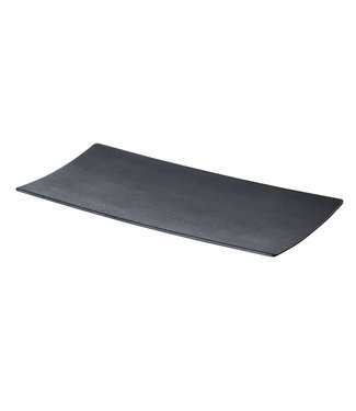 Sushibord rechthoekig 300 x 150 x 25 mm zwart melamine - Asia | prijs & verp per 6 stuks